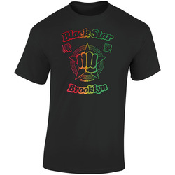 Black Star Brooklyn Rap Retro Graphic Unisex Soft Cotton Black T Shirt