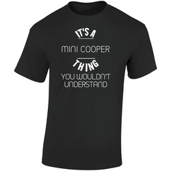Mini Cooper Thing Wouldnt Understand Funny Car Auto Retro Graphic Unisex Soft Cotton Black T Shirt