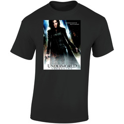Underworld Awakening Horror Movie Retro Graphic Unisex Soft Cotton Black T Shirt