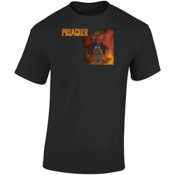 Preacher Comic Book Retro Graphic Unisex Soft Cotton Black T Shirt