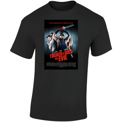 Tucker And Dale Vs Evil Cool Horror Movie  Fan Retro Graphic Unisex Soft Cotton Black T Shirt
