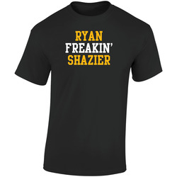 Ryan Freakin' Shazier Pittsburgh Football Player Cool Fan Retro Graphic Unisex Soft Cotton Black T Shirt