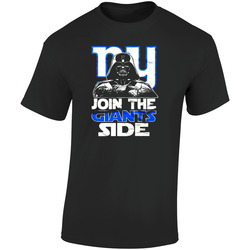 New York Giants Star Wars T Shirt Join The Giants Side Funny Football Sports Tee Unisex Apparel Retro Graphic Unisex Soft Cotton Black T Shirt