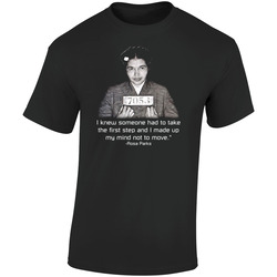 Rosa Parks Retro Graphic Unisex Soft Cotton Black T Shirt