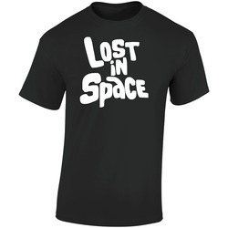 Lost In Space Retro Tv Show Retro Graphic Unisex Soft Cotton Black T Shirt