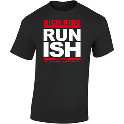 Rich Kids Run Ish How To Make It In America Retro Graphic Unisex Soft Cotton Black T Shirt