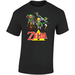The Legend Of Zelda Link Retro Graphic Unisex Soft Cotton Black T Shirt