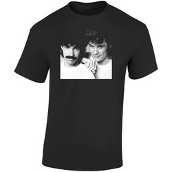 Hall And Oates Classic Music Retro Graphic Unisex Soft Cotton Black T Shirt