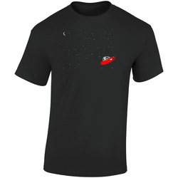 Spaceman Spiff Calvin And Hobbes Cartoon Retro Graphic Unisex Soft Cotton Black T Shirt