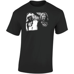 Ghostface Meets Mf Doom Retro Graphic Unisex Soft Cotton Black T Shirt