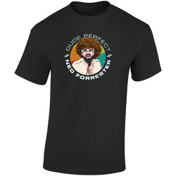 Ned Forrester Wheel Retro Graphic Unisex Soft Cotton Black T Shirt