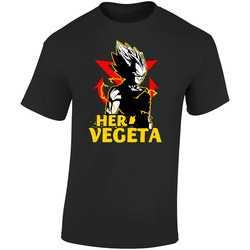 Her Veg Retro Graphic Unisex Soft Cotton Black T Shirt