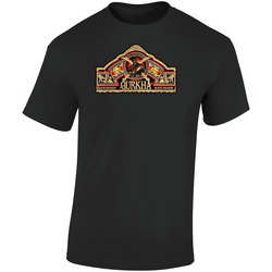 Black Dragon Gurkha Cigar Smoke Honduras Retro Graphic Unisex Soft Cotton Black T Shirt