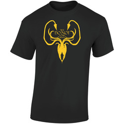 Game Of Thrones House Of Greyjoy Retro Graphic Unisex Soft Cotton Black T Shirt