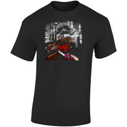 Biggie Smalls Brooklyn Bridge Hip Hop Music Retro Graphic Unisex Soft Cotton Black T Shirt