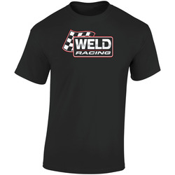 Weld Racing Wheels High Performance Drag Race Logo Retro Graphic Unisex Soft Cotton Black T Shirt