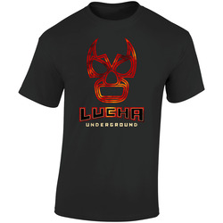 Lucha Underground Retro Graphic Unisex Soft Cotton Black T Shirt