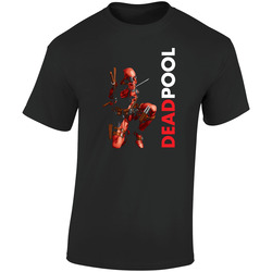 Deadpool Comic Sniper Cartoon Retro Graphic Unisex Soft Cotton Black T Shirt