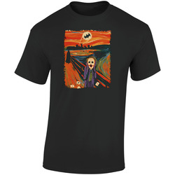 Batman Joker Scream Retro Graphic Unisex Soft Cotton Black T Shirt