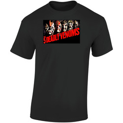 The 5 Deadly Venoms Five Martial Arts Movie Retro Graphic Unisex Soft Cotton Black T Shirt