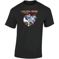 Funny Star Wars Iron Maiden The Trooper Album Cover Mashup T Shirt Heavy Metal Galactic Empire Retro Graphic Unisex Soft Cotton Black T Shirt