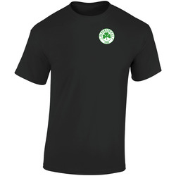 Panathinaikos Greek Soccer Left Chest Retro Graphic Unisex Soft Cotton Black T Shirt
