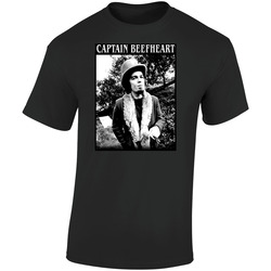Captain  Beefheart Fast And Bulbous Music Retro Graphic Unisex Soft Cotton Black T Shirt