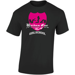 Britny Fox Rock Classic Retro Graphic Unisex Soft Cotton Black T Shirt