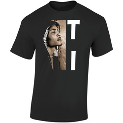 Ti Rapper Music T I Hip Hop Retro Graphic Unisex Soft Cotton Black T Shirt