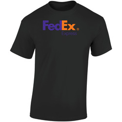 Fedex Express Shipping Company Logo Retro Graphic Unisex Soft Cotton Black T Shirt