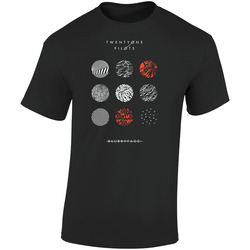Twenty One Pilots Blurryface Men's  100% Cotton Retro Graphic Unisex Soft Cotton Black T Shirt