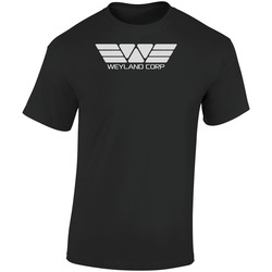 Weyland Corp Prometheus Movie Alien Retro Graphic Unisex Soft Cotton Black T Shirt