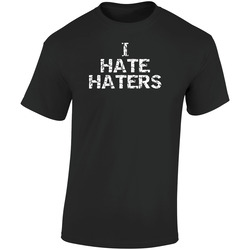 I Hate Haters Mayweather Black Retro Graphic Unisex Soft Cotton Black T Shirt