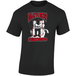 Death Row Records Smoke Hip Hop Retro Graphic Unisex Soft Cotton Black T Shirt