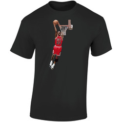 Michael Jordan Slam Dunk Retro Graphic Unisex Soft Cotton Black T Shirt
