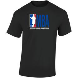 Mba Graduate Funny Gift Retro Graphic Unisex Soft Cotton Black T Shirt