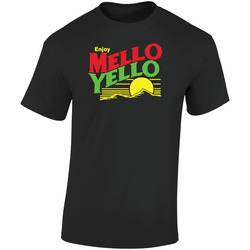 Mello Yello Retro Graphic Unisex Soft Cotton Black T Shirt