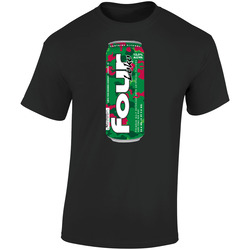 Four Loko Watermelon Retro Graphic Unisex Soft Cotton Black T Shirt