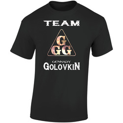 Golovkin Retro Graphic Unisex Soft Cotton Black T Shirt
