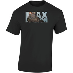 Imax On Black Retro Graphic Unisex Soft Cotton Black T Shirt