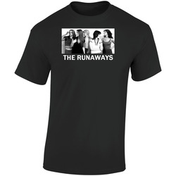 The Runaways Classic Rock Band Retro Graphic Unisex Soft Cotton Black T Shirt