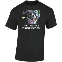Trust Me Im A Photographer Funny Retro Graphic Unisex Soft Cotton Black T Shirt