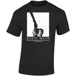 Dirty Harry Parody Retro Graphic Unisex Soft Cotton Black T Shirt
