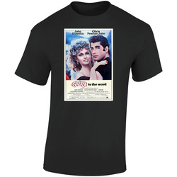 Grease Cool 70's Comedy Vintage Classic Movie  Fan Retro Graphic Unisex Soft Cotton Black T Shirt