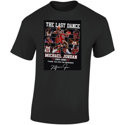 The Last Dance - Michael Jordan Retro Graphic Unisex Soft Cotton Black T Shirt