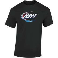 Dilly Dilly Bud Light Retro Graphic Unisex Soft Cotton Black T Shirt