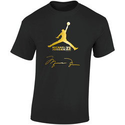 Aj Black Retro Graphic Unisex Soft Cotton Black T Shirt