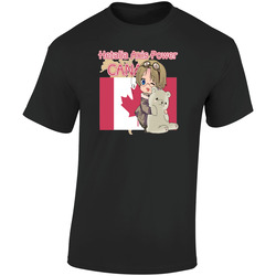 Canada Retro Graphic Unisex Soft Cotton Black T Shirt
