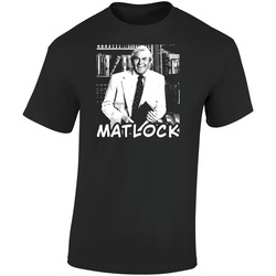 Matlock Andy Griffith Tv Show Retro Graphic Unisex Soft Cotton Black T Shirt