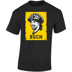Andrew Mccutchen Baseball Pittsburgh Bucn Retro Graphic Unisex Soft Cotton Black T Shirt